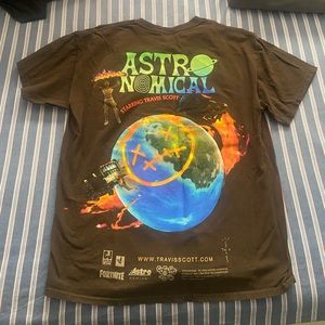 Travis Scott astronomical tee